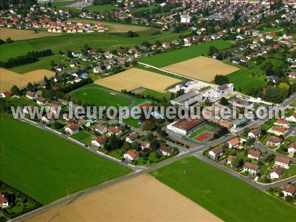 Photo aérienne de L'Isle-sur-le-Doubs