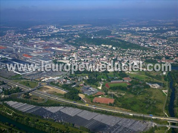 Photo aérienne de Sochaux