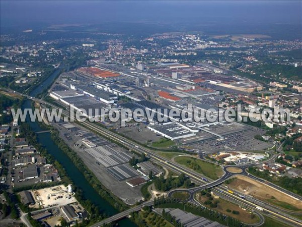 Photo aérienne de Sochaux