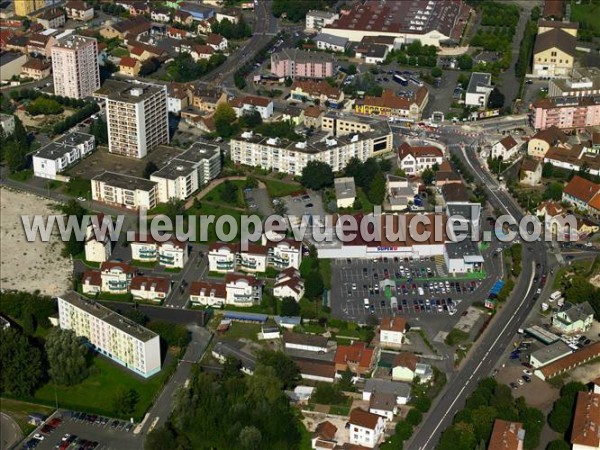 Photo aérienne de Sochaux