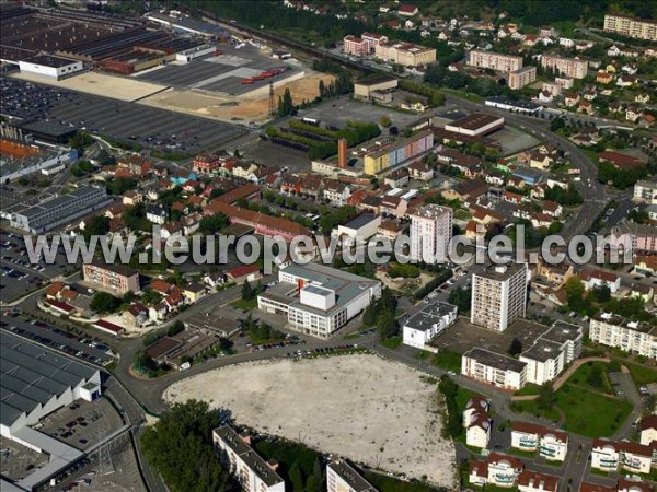 Photo aérienne de Sochaux