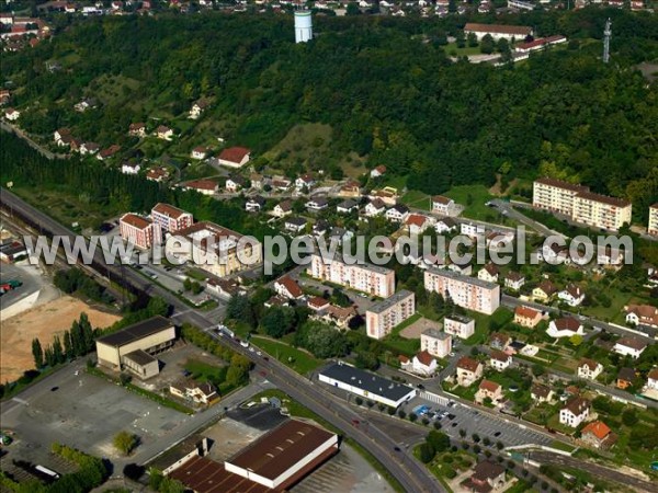 Photo aérienne de Sochaux