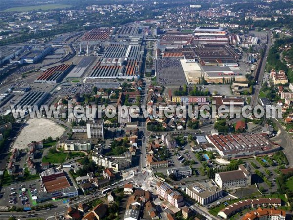 Photo aérienne de Sochaux