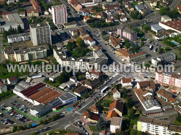 Photo aérienne de Sochaux