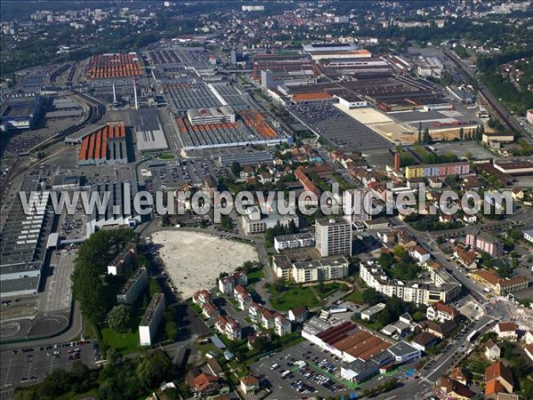 Photo aérienne de Sochaux