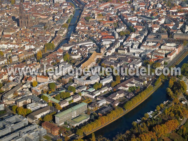 Photo aérienne de Strasbourg