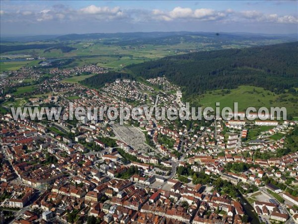 Photo aérienne de Pontarlier