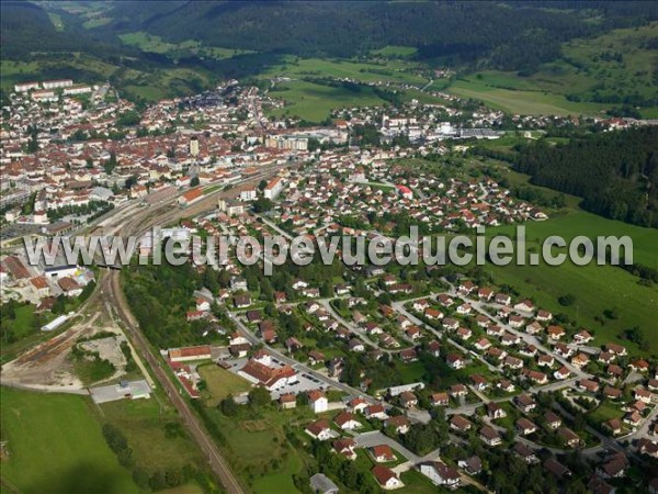 Photo aérienne de Pontarlier