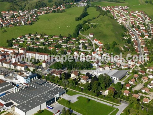 Photo aérienne de Pontarlier