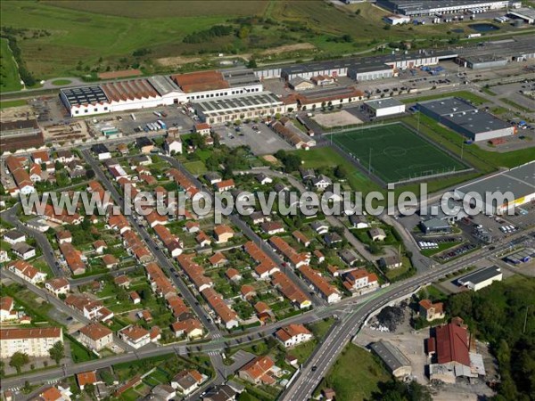 Photo aérienne de Lunville