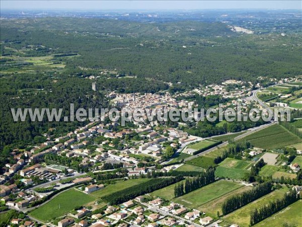 Photo aérienne de Barbentane