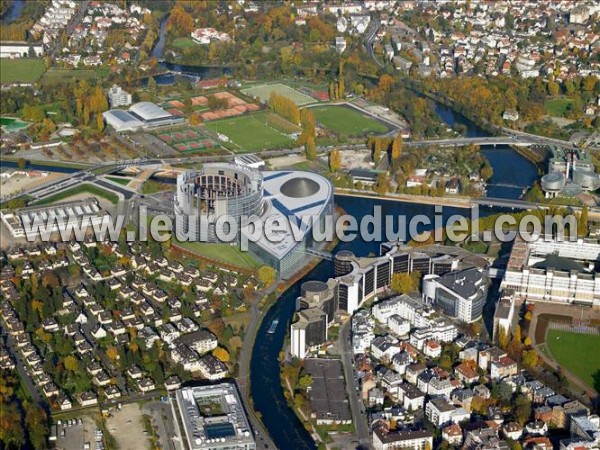 Photo aérienne de Strasbourg