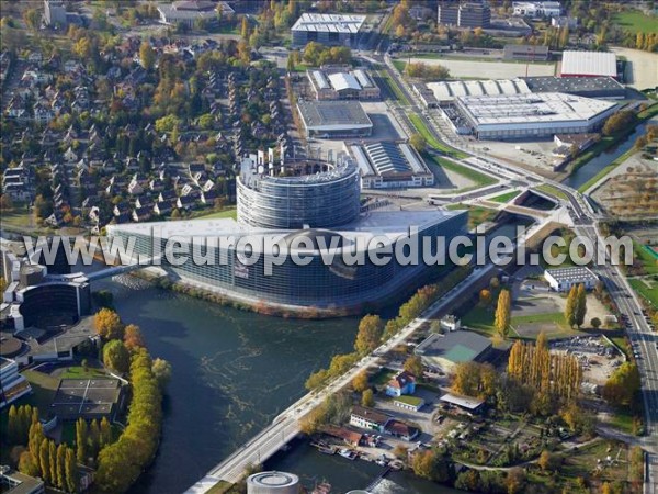 Photo aérienne de Strasbourg