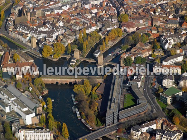 Photo aérienne de Strasbourg