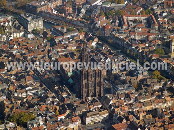 Photo aérienne de Strasbourg