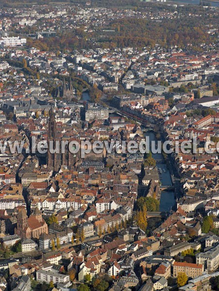 Photo aérienne de Strasbourg