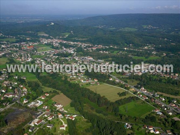 Photo aérienne de Ronchamp