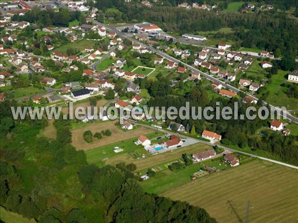 Photo aérienne de Ronchamp