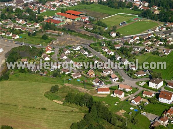 Photo aérienne de Ronchamp