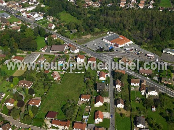 Photo aérienne de Ronchamp