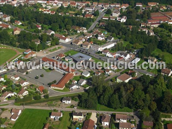 Photo aérienne de Ronchamp