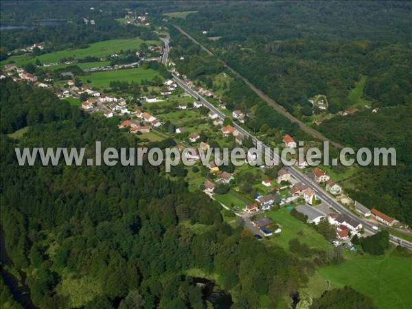 Photo aérienne de Ronchamp