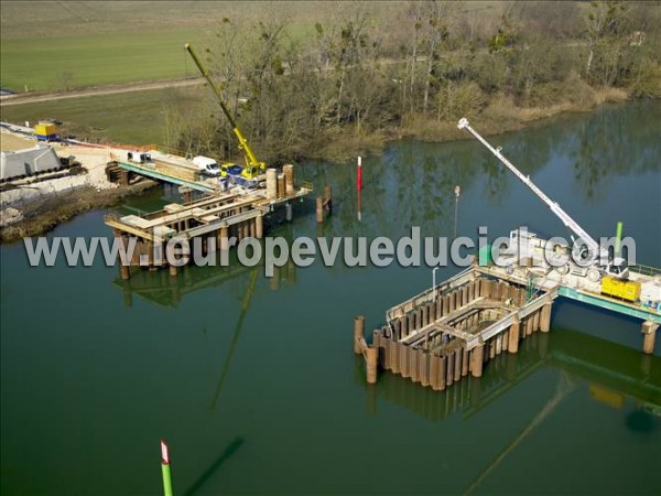 Photo aérienne de Auxonne