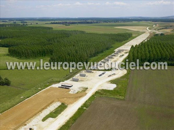 Photo aérienne de Auxonne