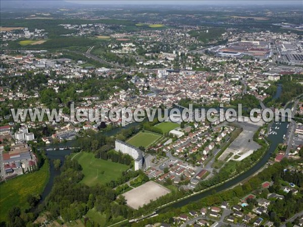 Photo aérienne de Montbliard