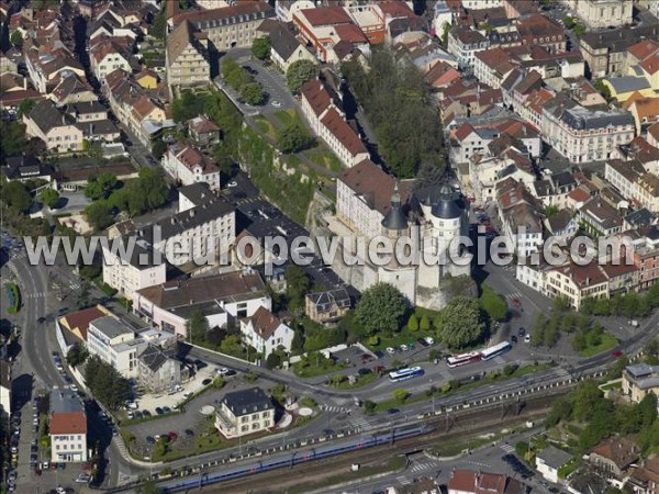 Photo aérienne de Montbéliard