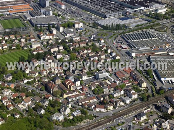 Photo aérienne de Montbliard