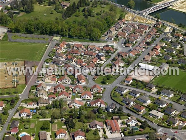 Photo aérienne de Valentigney