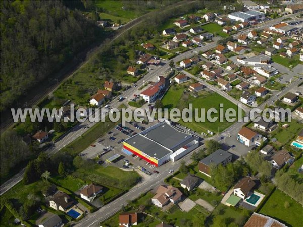 Photo aérienne de Baume-les-Dames