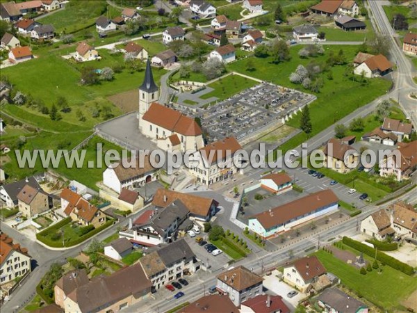 Photo aérienne de Bourogne