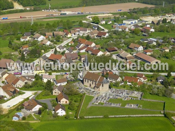 Photo aérienne de Trévenans