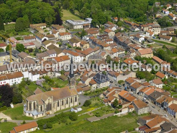 Photo aérienne de Gerbéviller