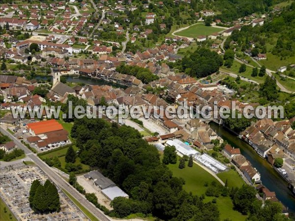 Photo aérienne de Ornans