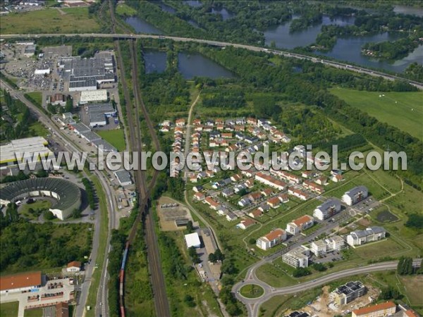 Photo aérienne de Moulins-ls-Metz