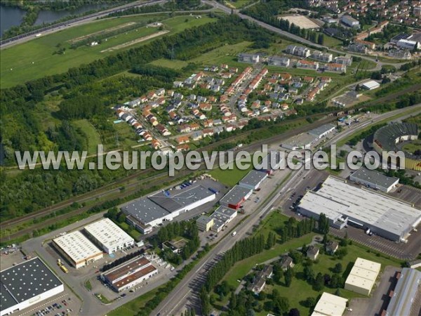 Photo aérienne de Moulins-ls-Metz