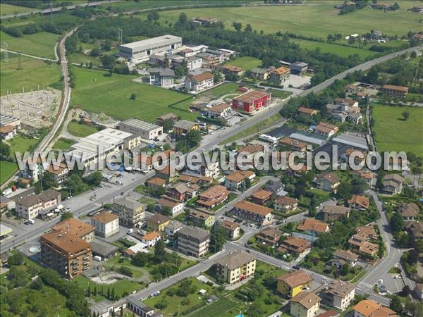 Photo aérienne de Pian Camuno