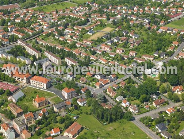 Photo aérienne de Sarreguemines