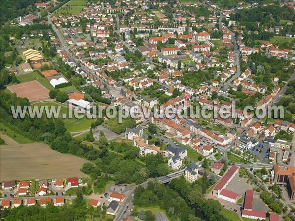 Photo aérienne de Sarreguemines