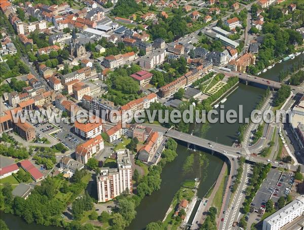 Photo aérienne de Sarreguemines