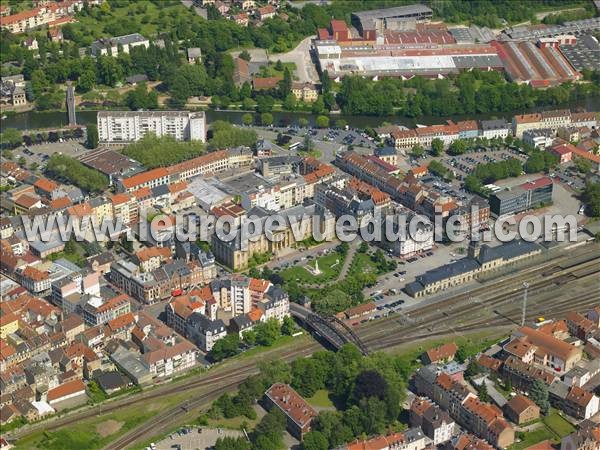 Photo aérienne de Sarreguemines