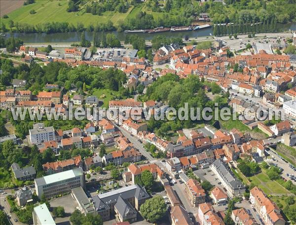 Photo aérienne de Sarreguemines