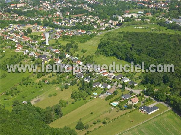 Photo aérienne de Sarreguemines