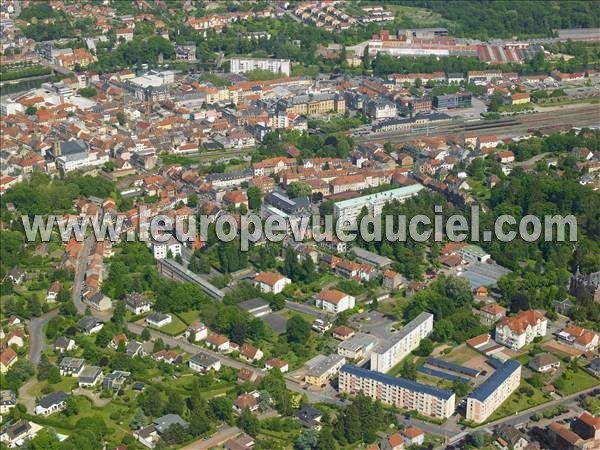 Photo aérienne de Sarreguemines