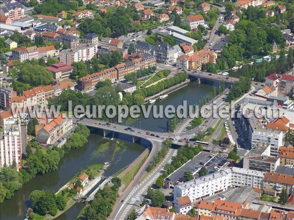 Photo aérienne de Sarreguemines