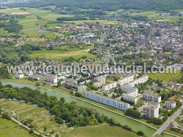 Photo aérienne de Noyon