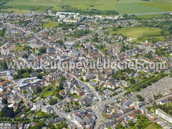 Photo aérienne de Noyon